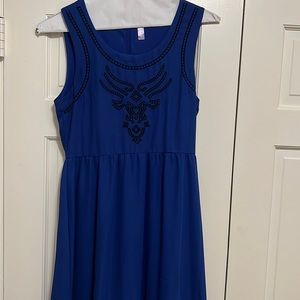 Royal Blue Dress